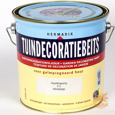 Tuindecoratiebeits 717 Taupe White  2500 ml.