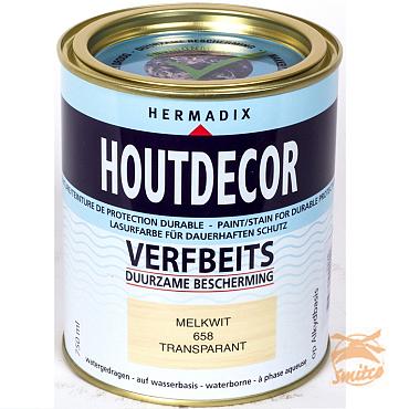 Houtdecor Transp. 658 Melkwit  750 ml.