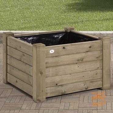 Bloembak Horst 80x80cm, 45mm, 53cm hoog