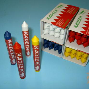 Merkkrijt Kadeem Blauw