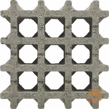 Aquadraintegel 30x30x8cm. Gris