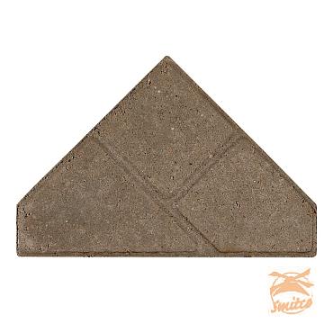 Pak á 8.56 m2. BKK Bisschopsmutsen 8 cm.  Grijs =  240 stuks