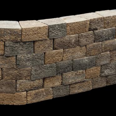 Pilestone Trapezium 23/17X21.5X10 Walnut