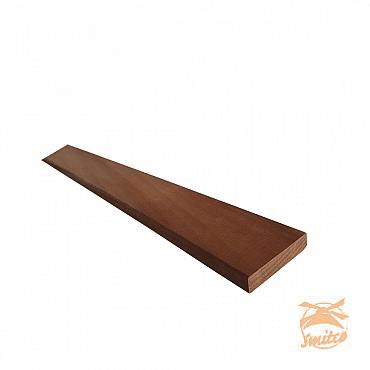 Pak van 4 stuks Thermovision Ayous geschaafde/fijnbezaagde plank 1,8 x 9 x 305 cm, thermisch gemodificeerd. 1050414