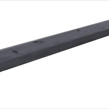 Grenen Afdeklat Met Sponning (3,5x8,5x180 cm.)  Zwart Gedompeld  W08090 =V