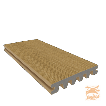 NewTechWood Composiet Co-Extrusie Enkelzijdig Dekdeel Houtstructuur 2,3 x 13,8 x 400 cm. Red Cedar  1059166