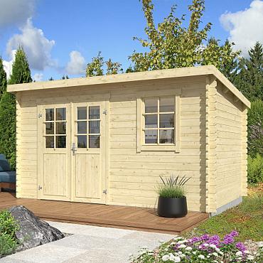 Tuinhuis Amira 380x230 Onbehandeld