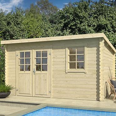 Tuinhuis Amira 380x275 Onbehandeld