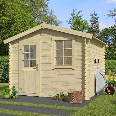 Onze Outdoor Life Overkappingen en Blokhutten worden geleverd exclusief dakbedekking, vloer en Funda