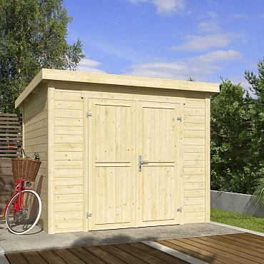 Onze Outdoor Life Overkappingen en Blokhutten worden geleverd exclusief dakbedekking, vloer en Funda