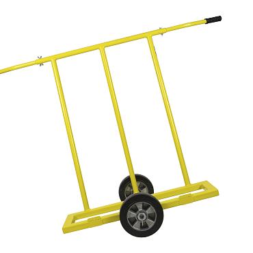 Platenwagen ergonomisch met twee wielen