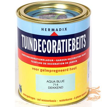 Tuindecoratiebeits  714 Aqua Blue 750 ml.