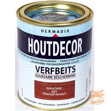 Houtdecor Transp.654 Mahonie  750 ml.