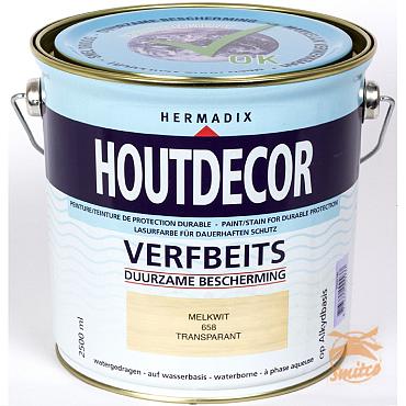 Houtdecor Transp. 658 Melkwit