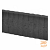 Mini Rondobandpalissade 6x25x50 cm Zwart