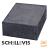Schellevis Traptreden Massief 100x37x15 Carbon =V