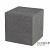 Schellevis Zitelement Vierkant 50x50x50 Carbon