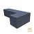 Patio Stapelblok Hoekblok Antraciet 60x15x15cm strak