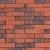 Waalformaat Strak 6cm. Rood/Zwart  UITLOPEND