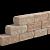 Combiwall Splitton Uno 30X15X12 Mont Blanc (4 zijden gekloofd)