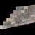 Promo Wall Kilimanjaro 17/24X15X10Cm