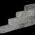 Linea Palissade 15x15x60 Getrommeld Gothic