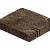 Timberstone Tussenpaal  15x15x65 cm. Coppice Brown