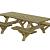 Picknicktafel Met Open Instap 160x230 cm. Dikte 45 mm.