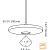 DISC PENDANT 100-230V Black