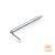 Plug+Schroefduim 8X40/50mm. (2ST) met Gleuf Verzinkt Blister Eurofix