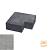 Schellevis Hoekstuk 90° t.b.v. Traptreden 100x37x15 Buiten Grijs