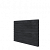 DGL Plankenpakket t.b.v. dubbelzijdige wand kapschuur Comfort 229x162 cm, zwart geïmpregneerd