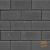 Laag á 0,82 m2. Halve BKK 10,5x10,5x8 Antraciet (72 stuks)