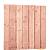 Douglas Fijnbezaagd Plankenscherm 15-Planks  Brede Plank 19 cm. 180 x 180 cm. Onbehandeld   1011340