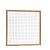 Douglas Betonijzer Trellis Maas 7,5 x 7,5 cm. In Raamwerk 4,5 x 7 cm.180 x 180 cm. Blank  W32050 =V