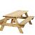 Picknicktafel Bobito, 42 mm. Dik, Bladmaat 220x71 cm.  W11024