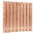 Redvision Scherm Geschaafd 19 Planks 16mm 180 x 180 cm