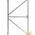 Stalen Poortframe Met Slotkast-Uitsparing   Verstelbaar Vuurverzinkt 180 x 100 cm.  A232459 =V (Let op slot : W25850)
