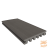 NewTechWood Composiet Co-Extrusie Enkelzijdig Dekdeel Houtstructuur 2,3 x 13,8 x 400 cm. Silver Gray  1059167