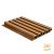 NewTechWood Composiet Co-Extrusie Wand Bekleding Castellation 25 Profiel, 2,5 x 19,6 x 290 cm. Red Cedar  1059174