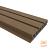 NewTechWood Composiet Co-Extrusie Wand Bekleding Castellation 50 Profiel, 2,5x19,6x290 cm. Teak  1060371