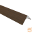NewTechWood Aluminium Co-Extrusie Hoekprofiel Rhombus t.b.v. Wand Bekleding, 6 x 6 x 300 cm. Ipe  1059187