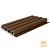 NewTechWood composiet co-extrusie wand bekleding rhombus profiel, 3,3 x 21,5 x 230 cm, Ipe.