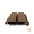 NewTechWood composiet co-extrusie wand bekleding Castellaton PRO65 3,3 x 18 x 390cm Teak.