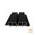 NewTechWood composiet co-extrusie wand bekleding Castellaton PRO65 3,3 x 18 x 290cm Zwart.