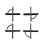 Voegkruizen Zwart 3 mm. (100 st.)