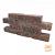 Catrock Getrommeld 31x11,5x10 cm Grijs/Zwart