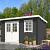 Tuinhuis Amira 380x175 Carbongrey-Wit