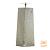 Betonpoer TAPS Grijs 15 x 18 x 50 cm. Met Verstelbare Plaat 1007875 =V