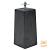 Betonpoer XL 22,5 x 22,5 x 50 cm. Taps Bovenzijde 20 x 20 cm. Flexibele Stelplaat, M20, Antraciet  1010645  UIT ASSORTIMENT !!